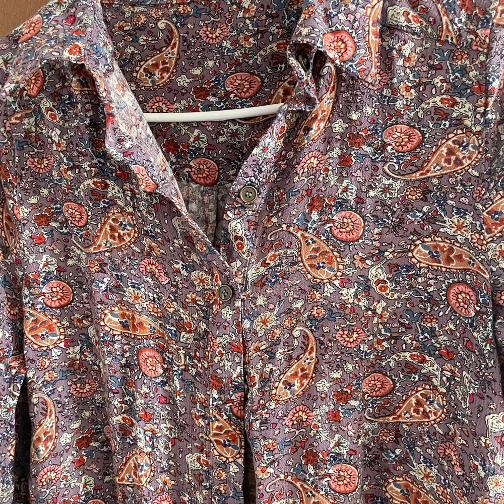 NATURAL LIFE Paisley Long Sleeve Dress - Picture 2 of 3
